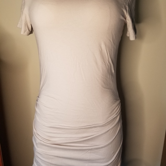 PINK adjustable rushed side t-shirt dress small - Picture 2 of 6